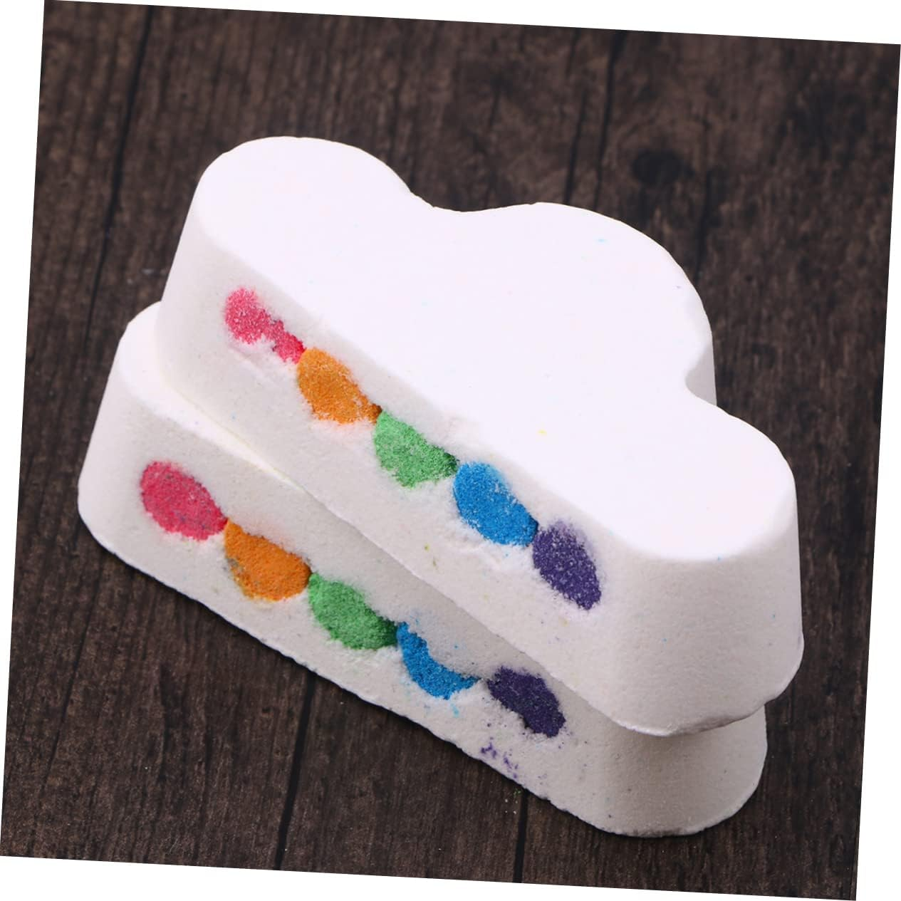 Ipetboom 1 Box Rainbow Cloud Bath Salt Moisturizing Essential Oil Bubble Bathing Salt for Skin Care Loved Ones image number 3