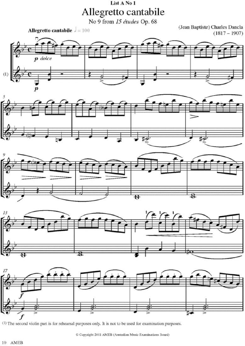 AMEB Violin Series 9 - Grade 3 image number 3