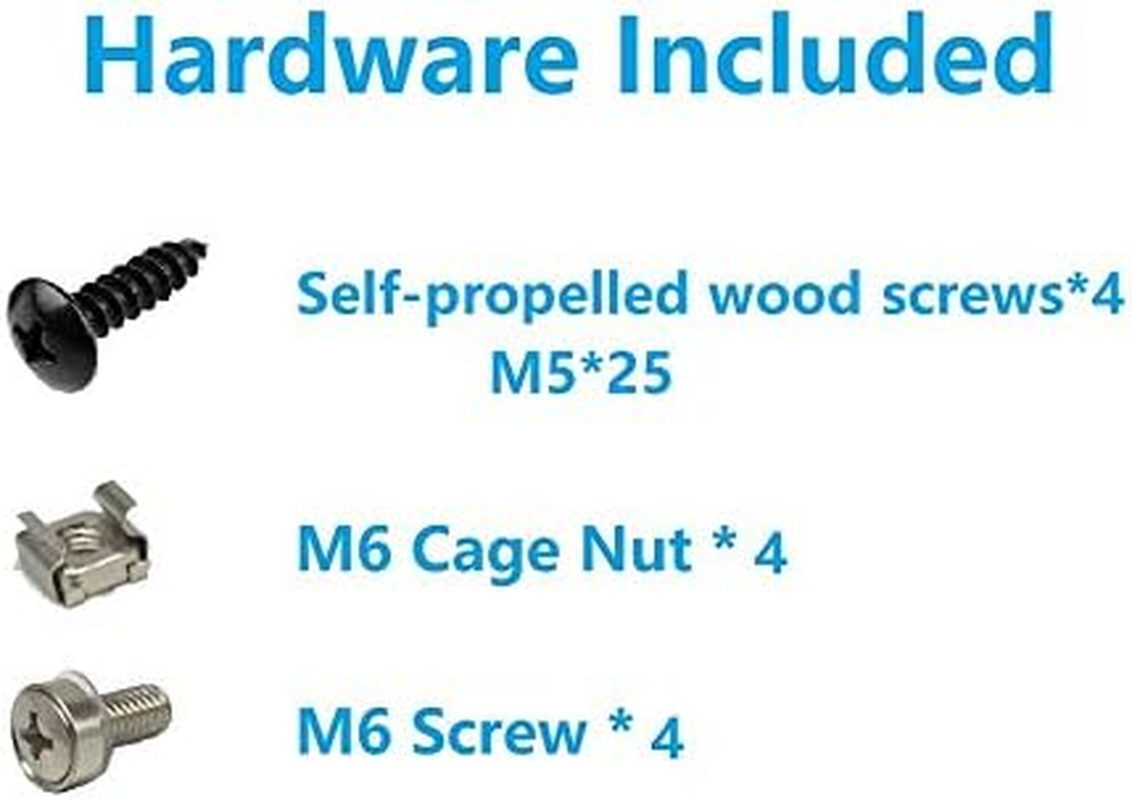 Jingchengmei 2U 19 Inches Lightweight Folding Steel Wall Mountable Simple Vertical Rack and Server Rack (2U35P) image number 2