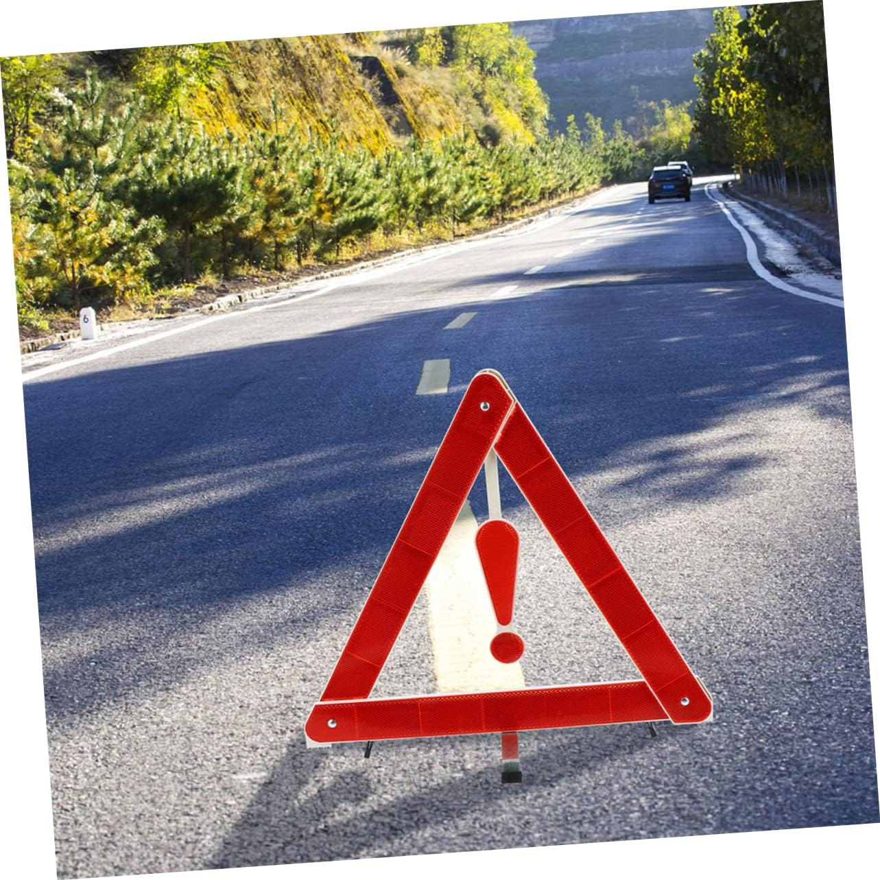 GARVALON Warning Triangle Auto Warning Signs for Road Safety Foldable Car Safety Sign for Vehicles image number 5