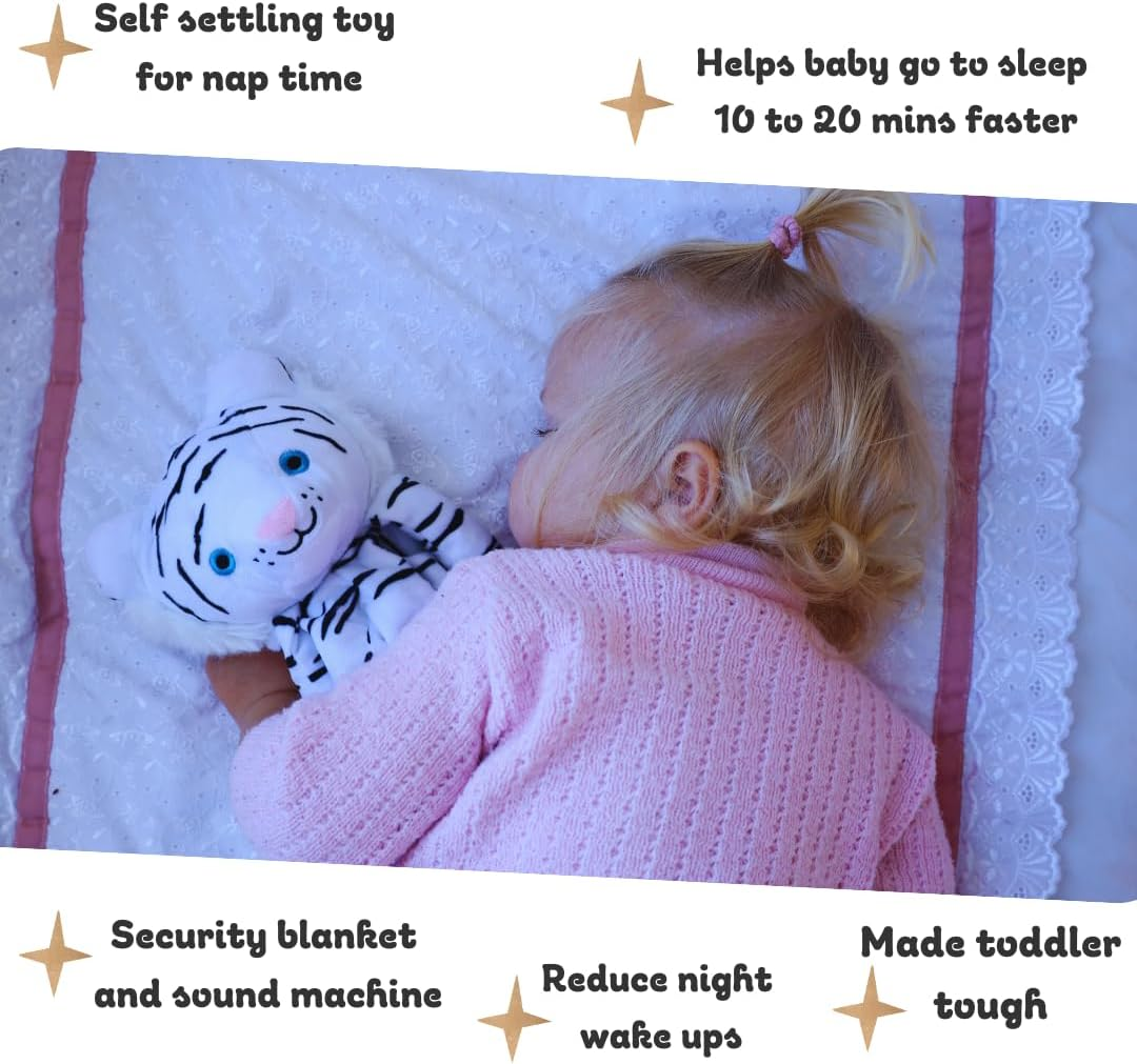 Love by Emi Musical Baby Comforter - White Noise & Lullaby - Calms Fussy Babies, Reduces Night Wakeups & Helps Toddlers Sleep Longer &ndash; Proven Sleep Aid for Parents - Machine Washable, Newborn Gift image number 1