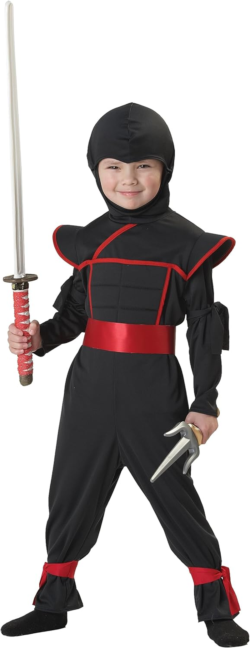 California Kid'S Stealth Ninja Toddler Costume, 3-4 Years image number 1