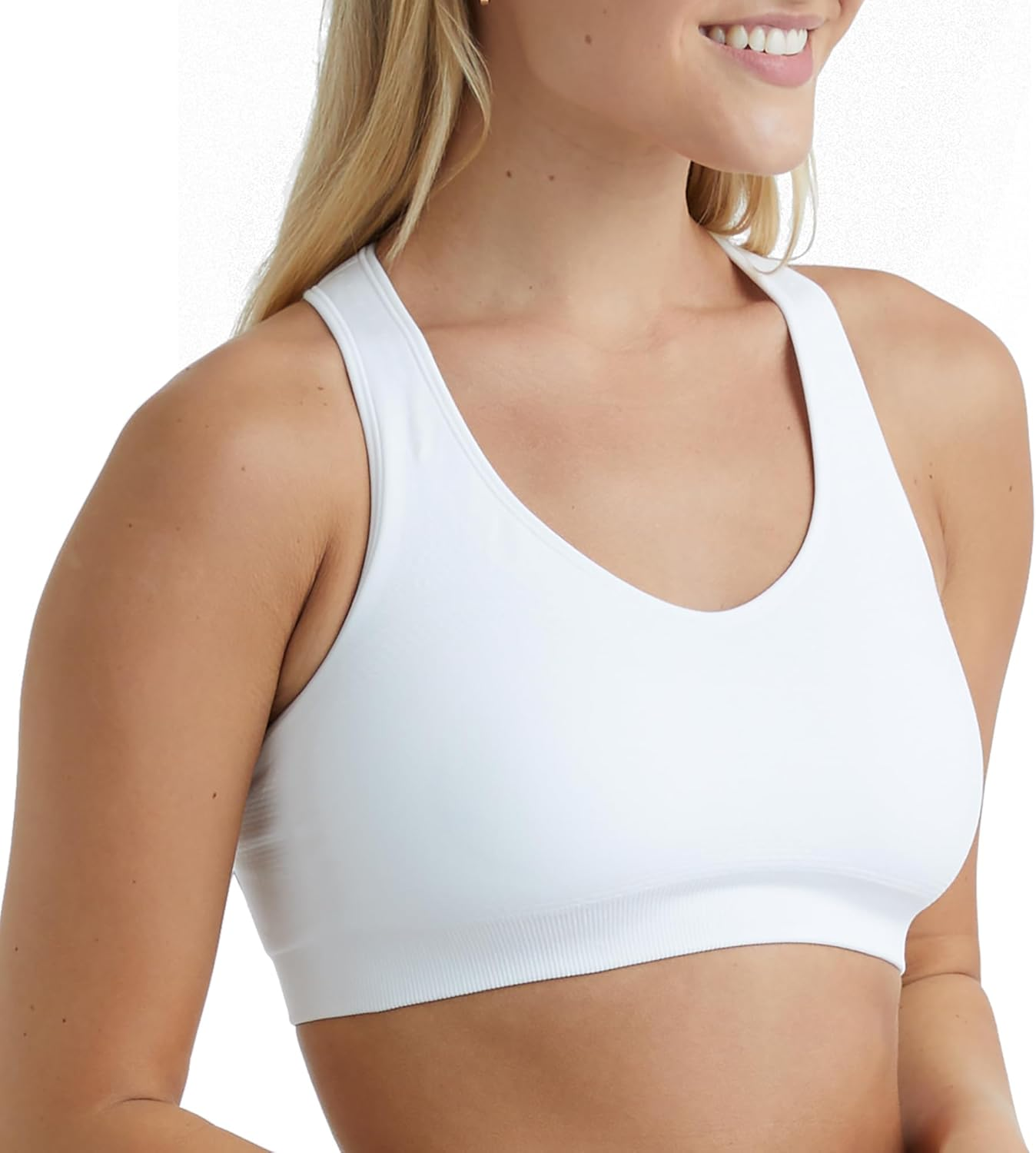 Hanes Sport Women'S Seamless Racerback Sports image number 4