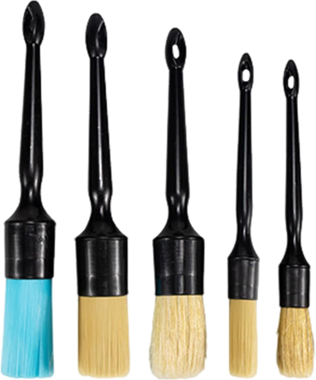 Detailing Brush, Automotive Detailing Brushes, Car Detailing Brush Set, Soft Bristle Cleaning Brushes, Multifunctional Detailing Tool, Paint Cleaning Brushes, Leather Care Brush for Interior Exterior image number 3