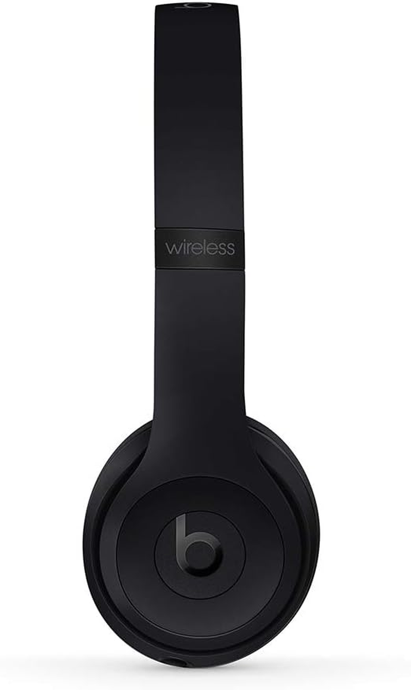 Beats Solo3 Bluetooth Wireless on Ear Headphones Black - Black image number 6