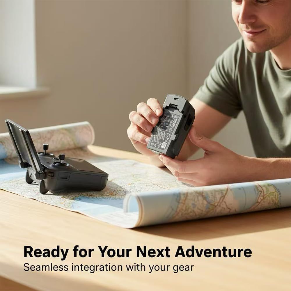 Drone Battery 1480Mah 11.4V Extended Flight Time and Safe Replacement Battery Compatible for Spark, 1 Pack image number 1