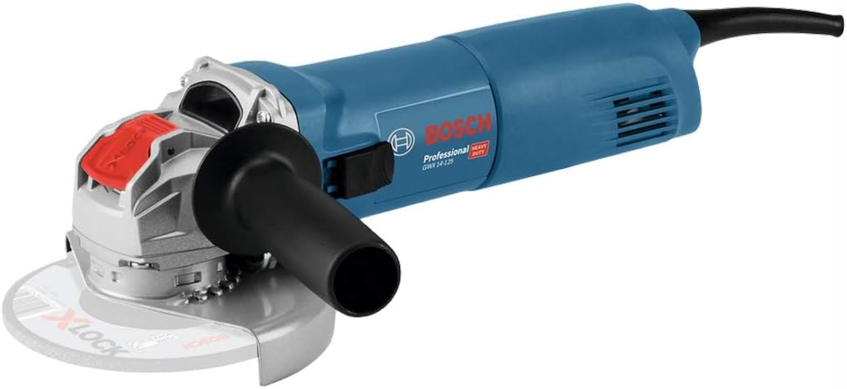 Bosch Professional Angle Grinder GWX 14-125 S with X-LOCK (Disc Diameter: 125 Mm, Power 1400 Watt)