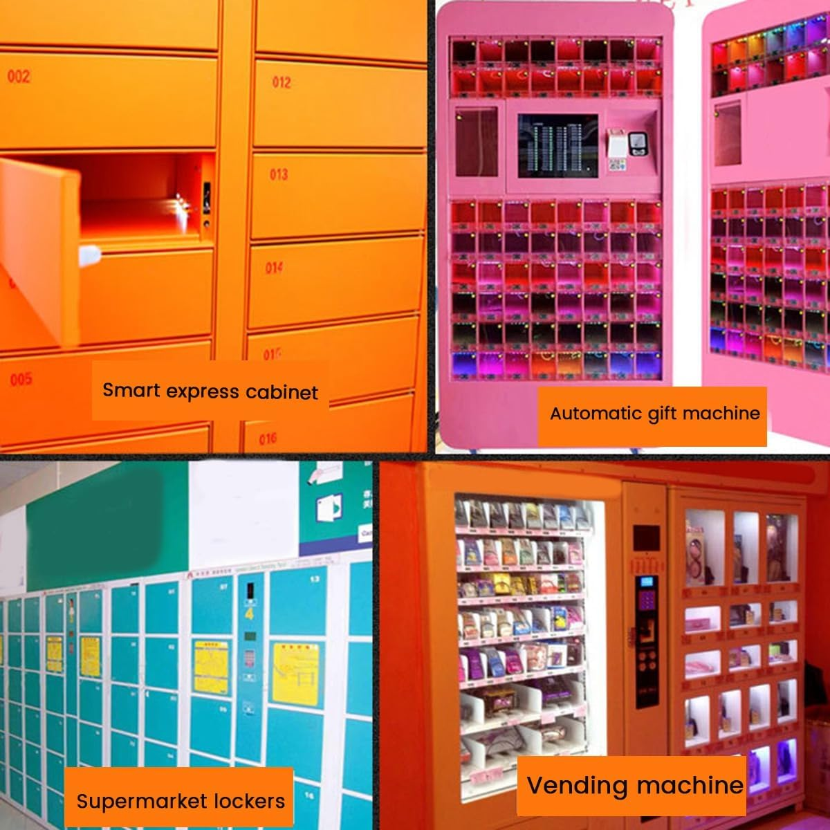 Zicojia Small 12V 1.5A Electronic Lock Latch Release Assembly Electromagnetic Control Metal Magnetic Lock Easy Install image number 4