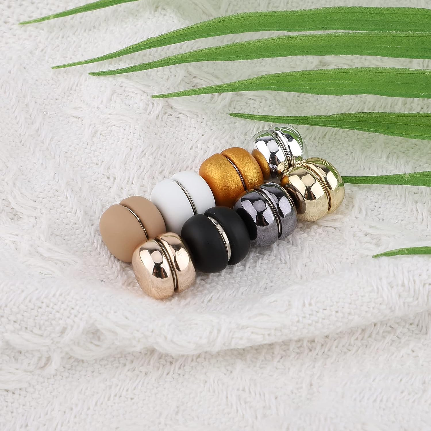 8PCS Multi-Purpose Magnetic Hijab Pins - Strong Pinless Scarf Clasp and Brooch for Women'S Hijabs, Scarves, and Clothes - [Image-Dependent] image number 2