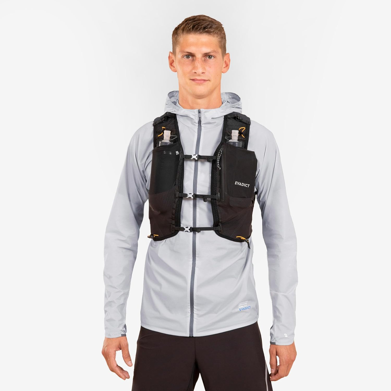 Evadict Decathlon Evadict Unisex 10L Trail Running Bag with 1L Water Bladder Black EU X-Large - Running Backpack image number 3