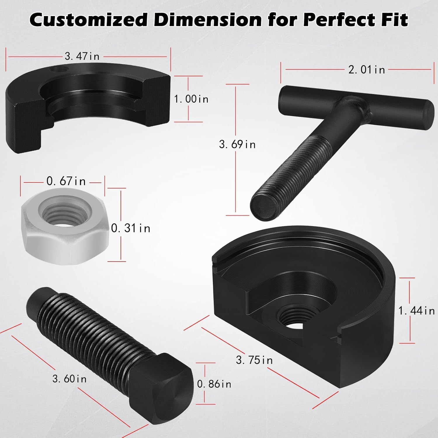 RR1014TR Transmissions Countershaft Front Bearings Puller Removal Tool and RR1013TR Transmission Roadranger Timing Block Rt-Series Countershaft Support Tool Perfect for Eaton Fuller Transmissions image number 3