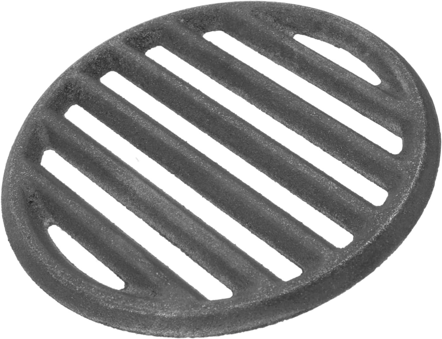 Cast Iron round Grill Grate 12Cm Outdoor BBQ Fire Pit Mesh Heavy Duty Charcoal Cooking Accessory for Camping and Fireplace image number 1