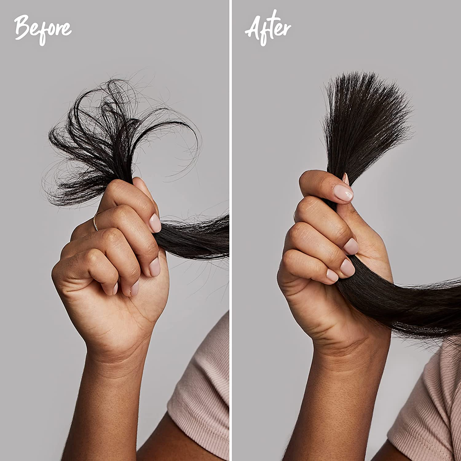 (Shampoo + Conditioner) - Marc Anthony Grow Long Biotin Shampoo and Conditioner Gift Set, Vitamin E and Caffeine, Sulphate Free, Colour Safe Curly Hair & Dorm Room Essential for Women, Basic, 497Ml image number 1