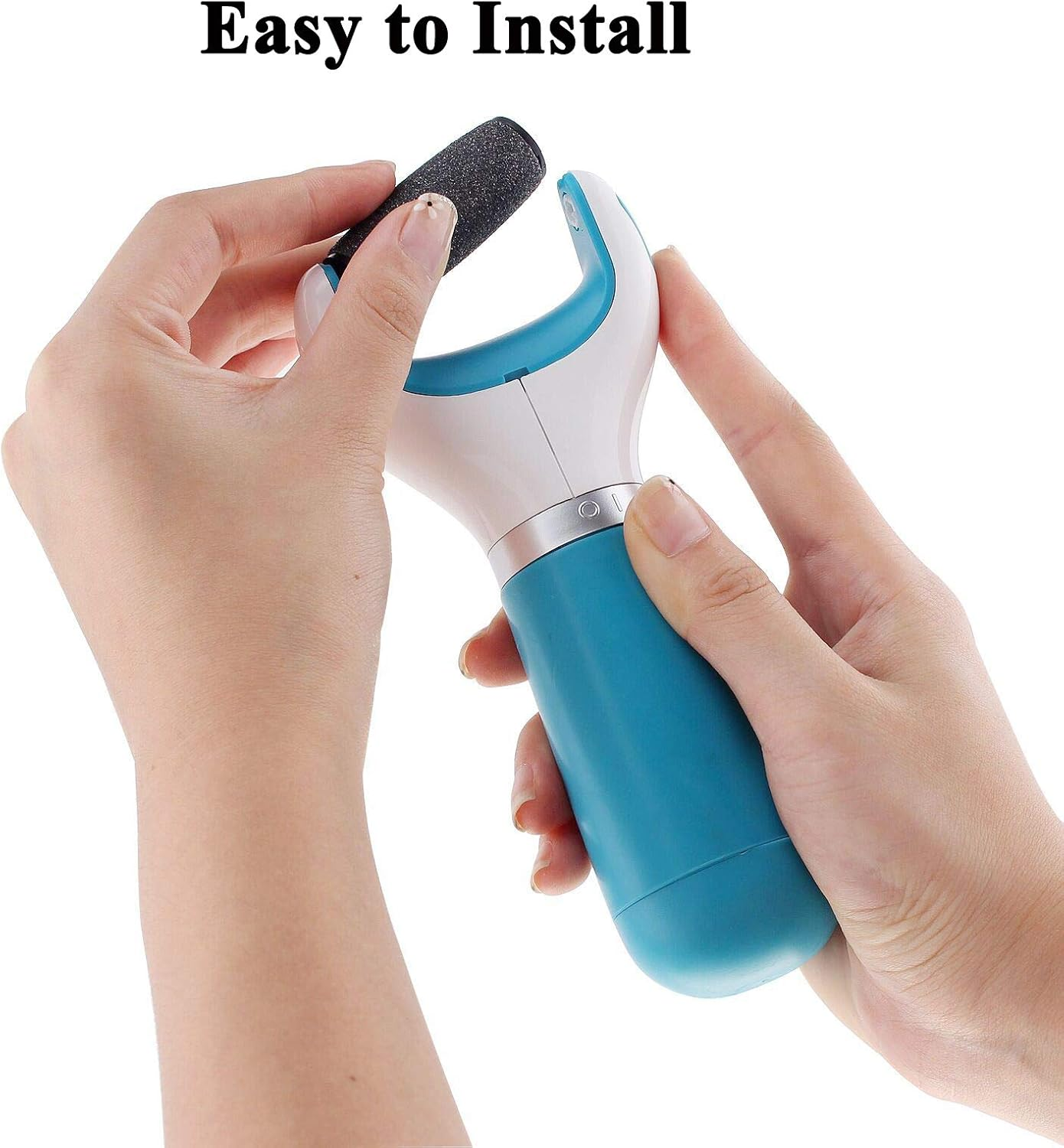 14 Extra Coarse Replacement Roller Refill Heads Compatible with Amope Pedi Refills Electronic Foot File