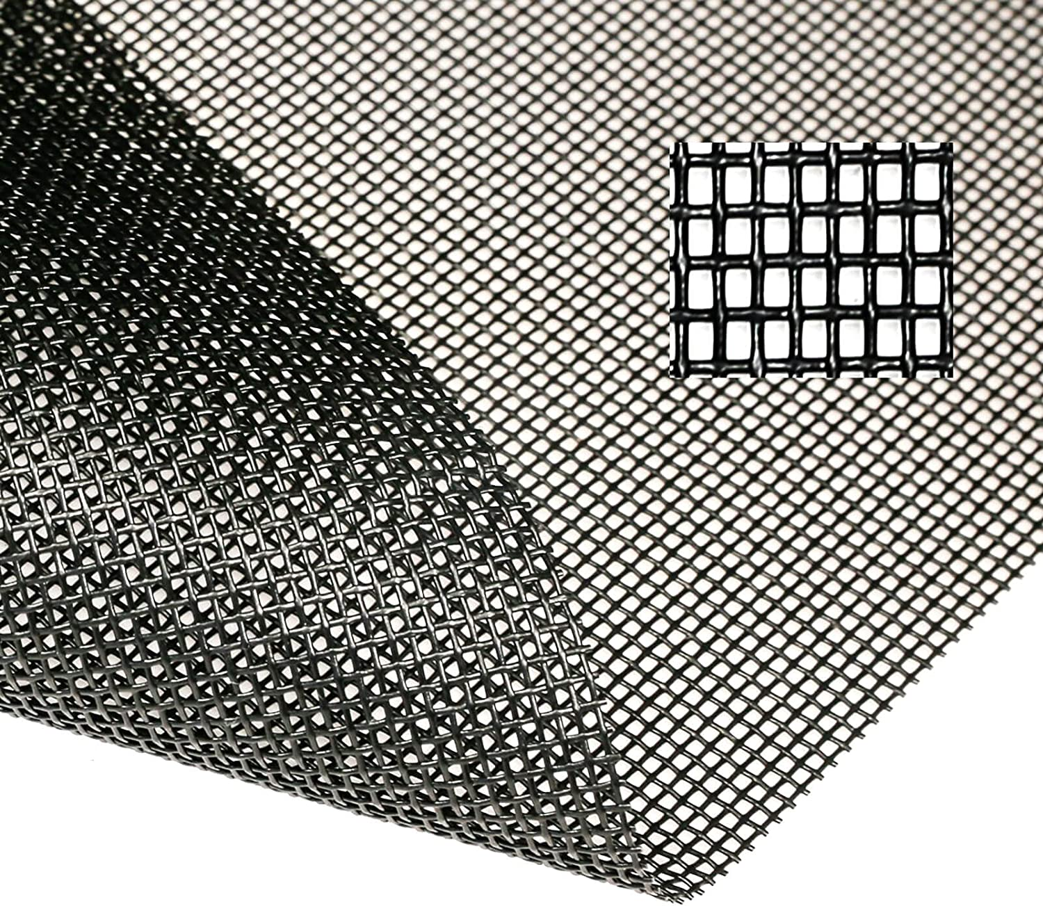 Tooltriz Pet Proof Window Screen Replacement Kit, 48&ldquo; X 100" Upgraded Thicken Charcoal Fiberglass Mesh for Sliding Pet Screen Door Repair Kit - Screen Door Protector for Dogs Patio Screen Mesh image number 2