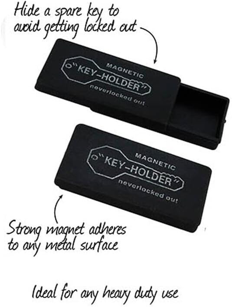 2Pcs Magnetic Key Box Hide-A-Key Storage W/Strong Magnet Home Cars Office image number 5
