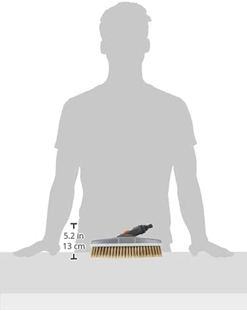 Gardena Washing Brush: Water-Bearing Cleaning Brush for the Clean System, Also for Delicate Surfaces and the Car Wash Suitable (5570-20) image number 3