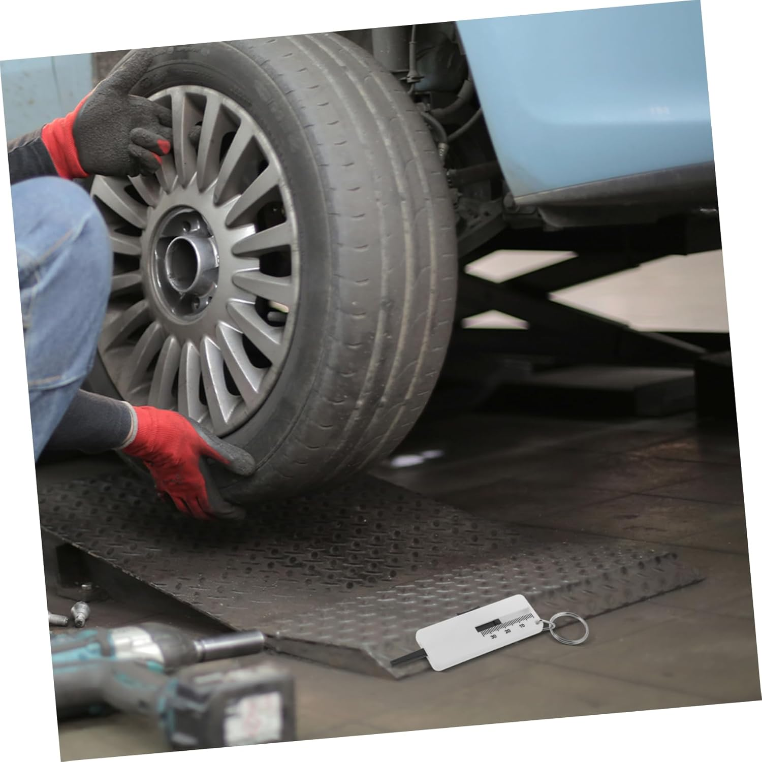 ULTECHNOVO 3Pcs Tire Tread Depth Gauge Automotive Replacement Instrument Panel Gauge Tread Depth Tool