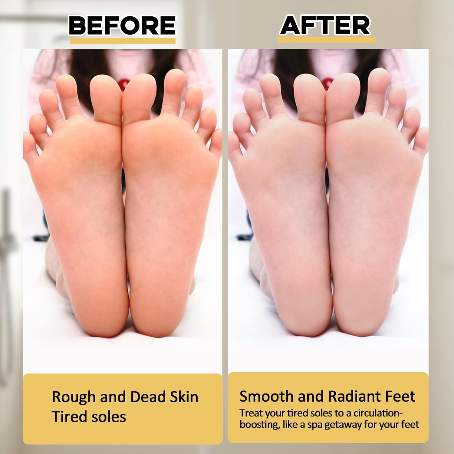 Luckyiren Extra Thicker & Larger Foot Scrubber Mat for Shower, Silicone Back Body Exfoliator Massager Cleaner Washer with Non Slip Suction Cup, Exfoliating Scrub Brush Pad for Women Men Elderly image number 2