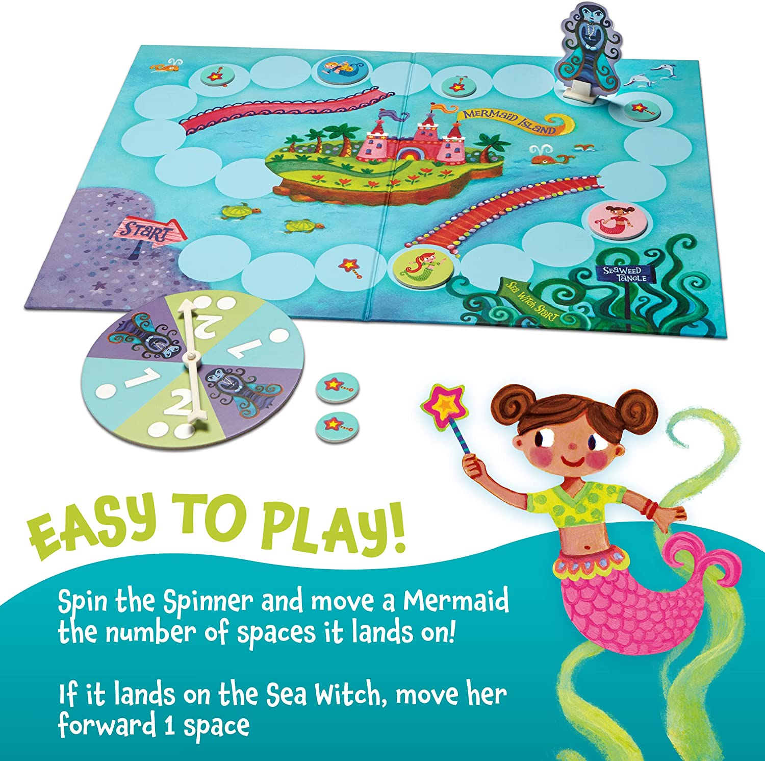 Mermaid Island Board Game image number 5