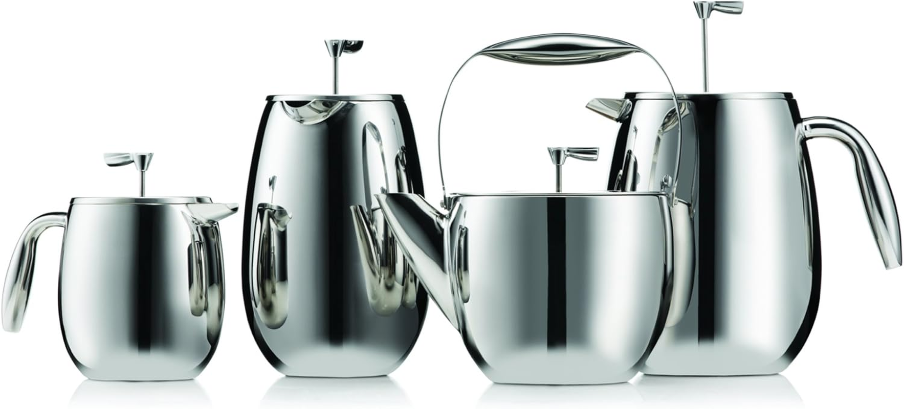 Bodum COLUMBIA Coffee Maker, Thermal French Press Coffee Maker, Stainless Steel, 17 Ounce image number 4