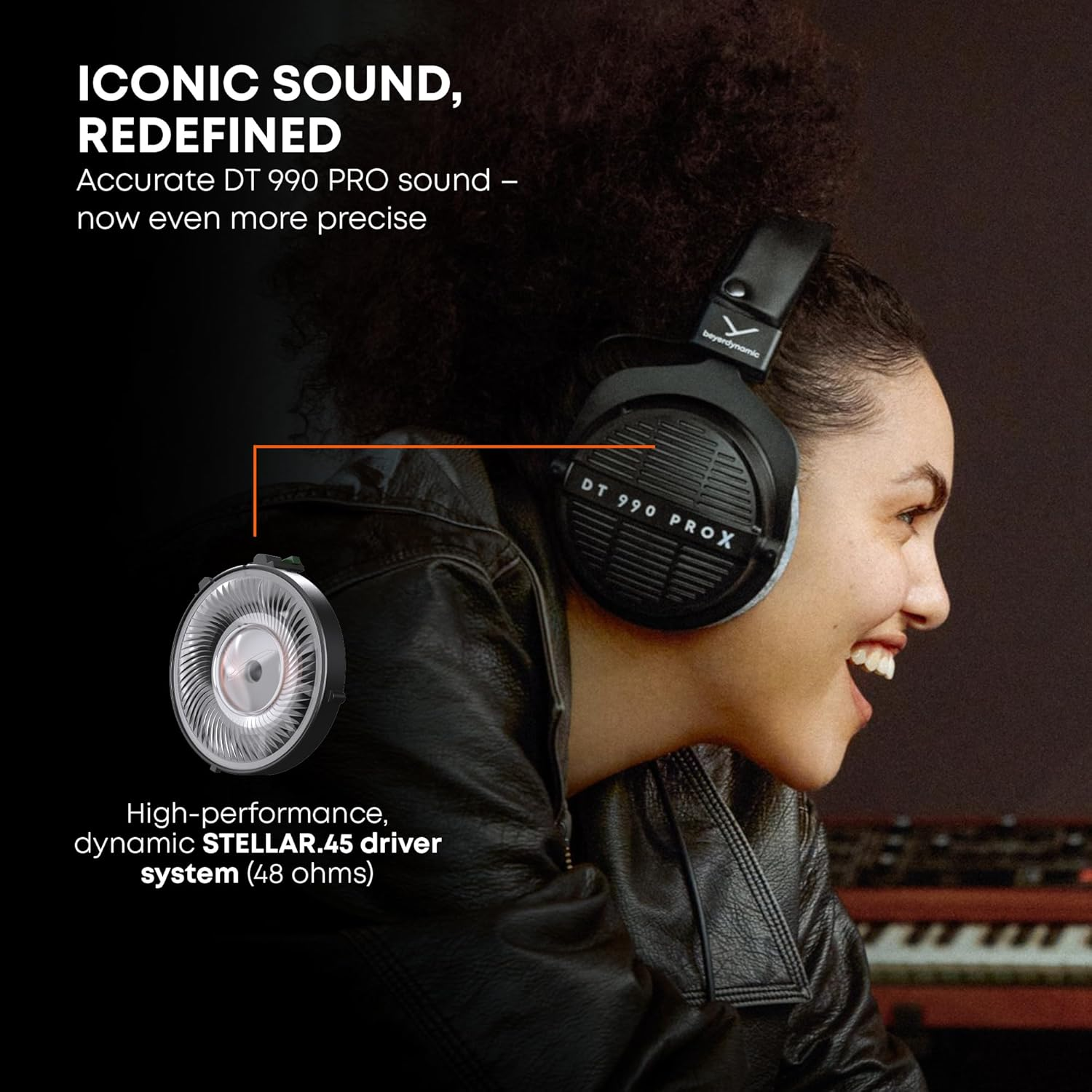 Beyerdynamic DT 990 PRO X 48 Ohm Over-Ear Professional Monitoring Headphone (BD1001629) image number 3