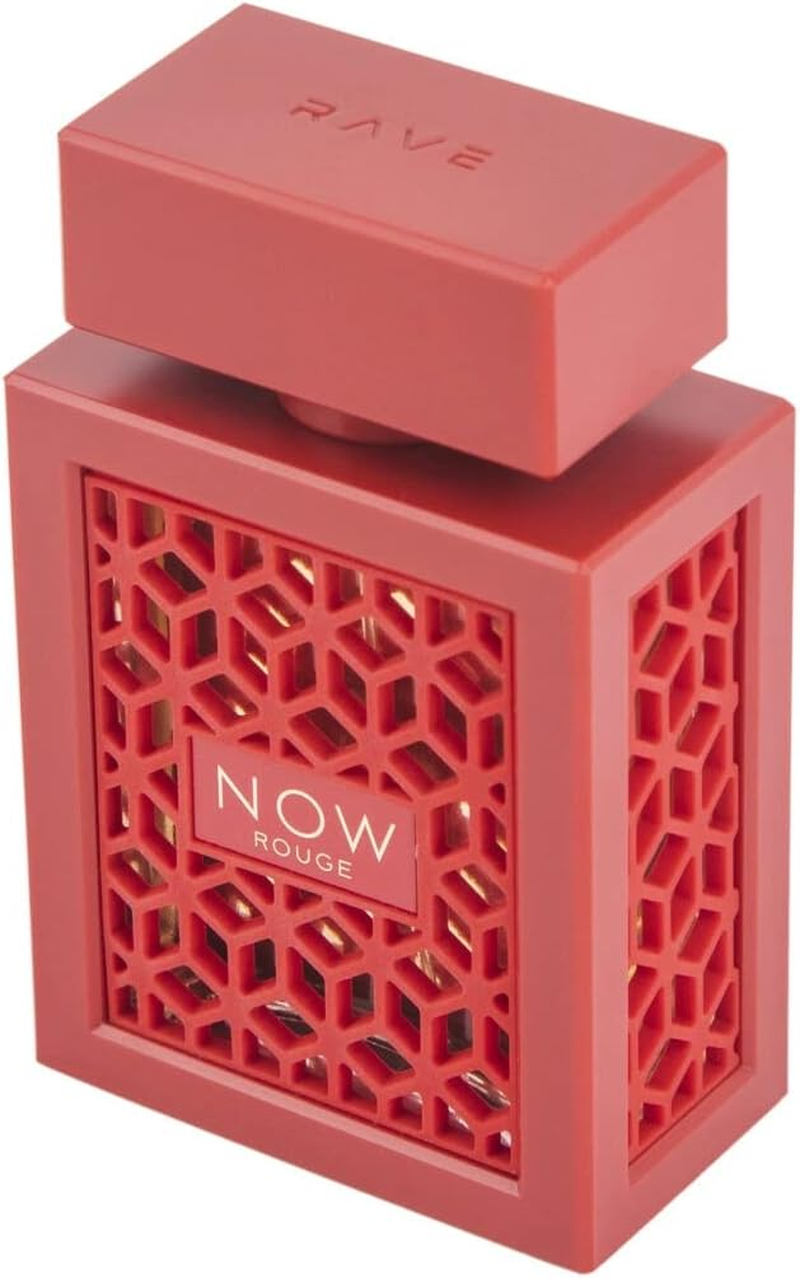 Rave Now Rouge by Lattafa for Unisex - 3.4 Oz EDP Spray image number 1