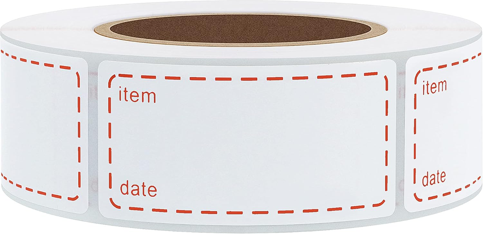 Hybsk Removable Freezer Labels 1X2 Inch Food Label 500 Pcs Refrigerator Storage Labels Waterproof Oil Resistant Pantry Label Date Stickers for Containers, Mason Jar, Bottle (Blue)