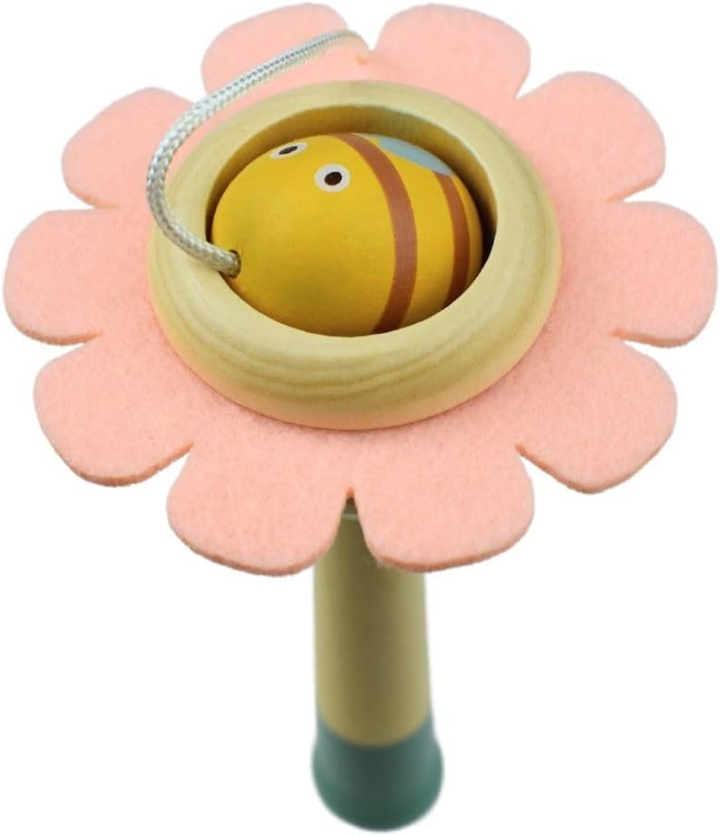 Kaper Kidz - Wooden BEE Catch the Ball Game | X 3 Assorted Colours image number 1