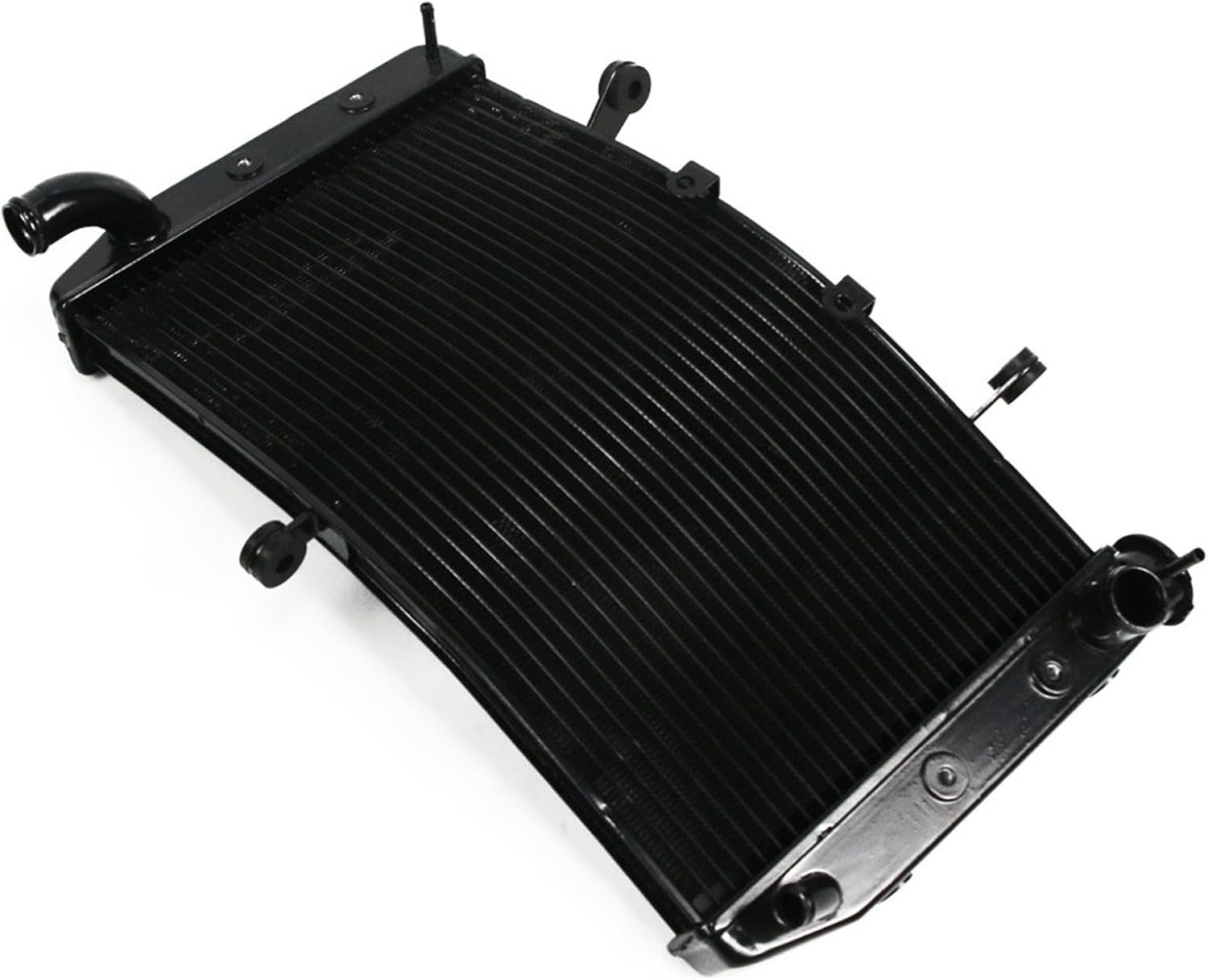 LOTFI Fit for Yamaha FZ1S FZ1N 06-18 FZ1-N FZ1 FZ8 FZ8N FZ8S 11-19 Motorcycle Engine Radiator Aluminium Replace Part Cooling Cooler Black image number 4