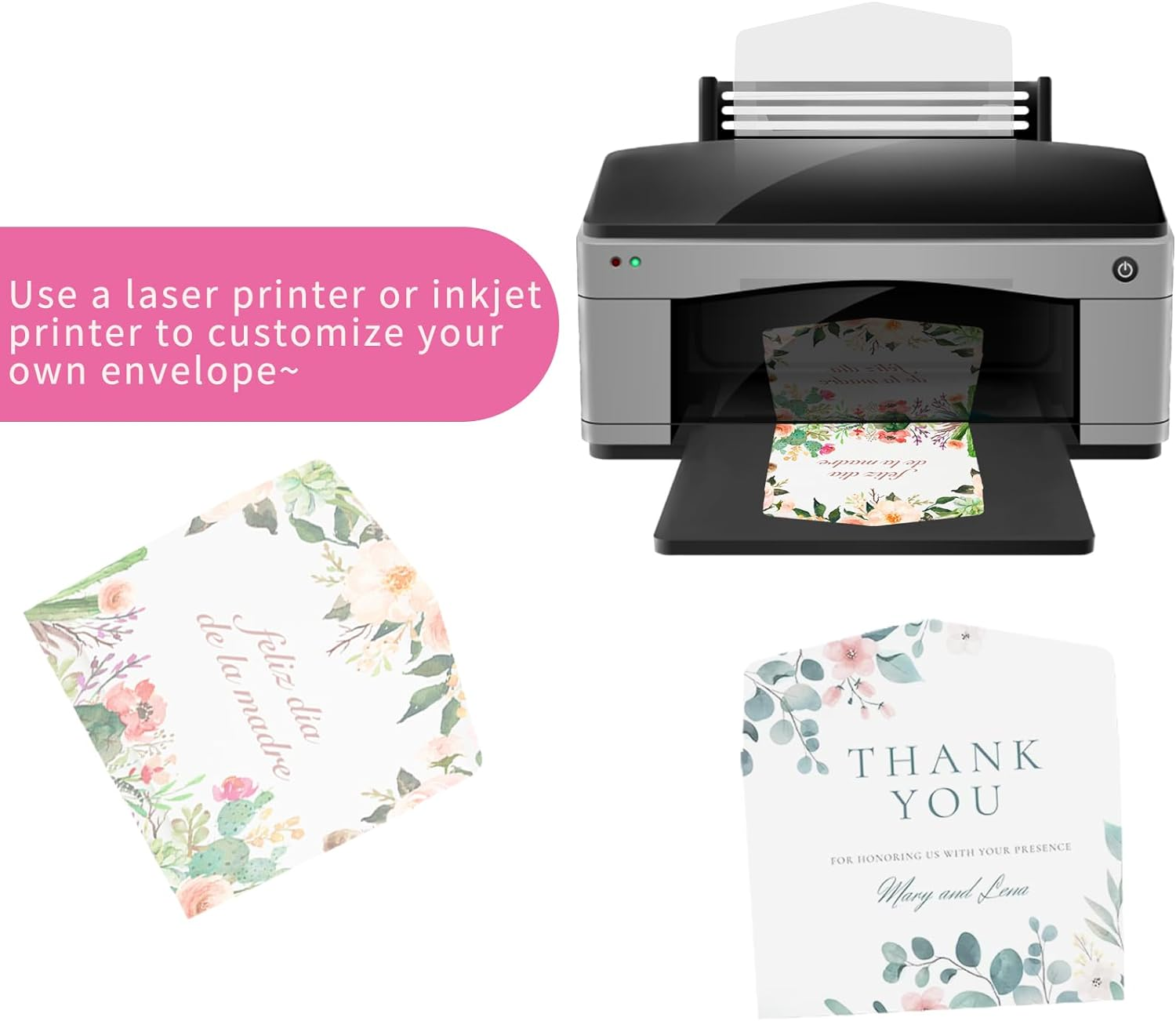 100 Pcs Glassine Envelopes, 7X10Cm / 3.9 X 2.7 Inches Clear for Seeds, Coin Collecting, Lottery Ticket, Stamp Card - White Translucent Paper Holder with Mini Window image number 2