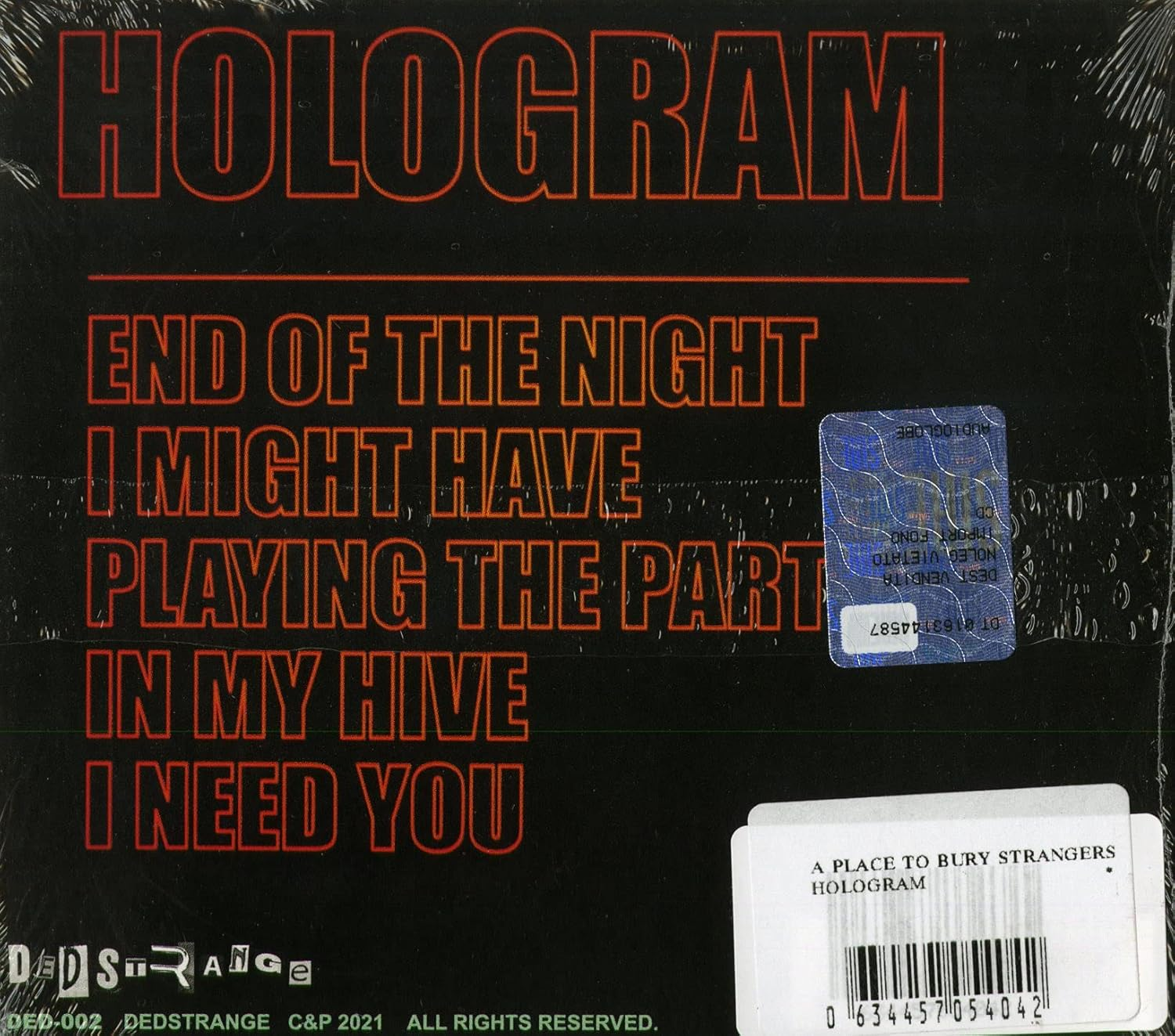 Hologram (Digipack/Dl Card) image number 2