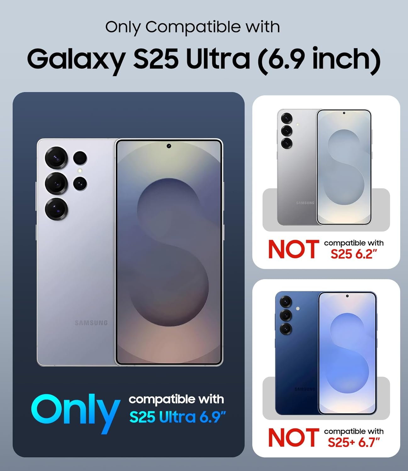 For Samsung S25 Ultra Magnetic Case, Slim Compatible with Magsafe & Wireless Charging, Military Grade Drop Proof, Translucent Silicone Men Women Protective Case for Galaxy S25 Ultra, Purple image number 1