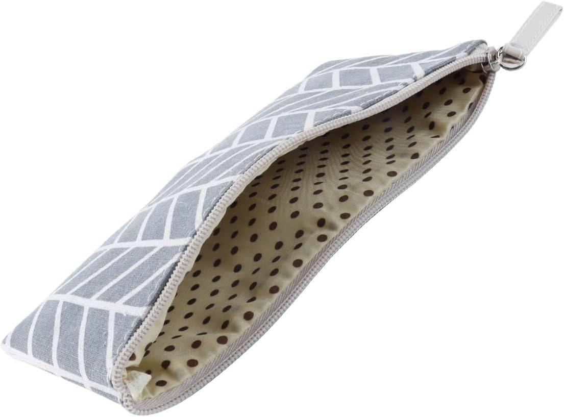 Orivin Canvas Cosmetic Bag, 2 Portable Women'S Purses, Printed Makeup Bag, Multifunctional Travel Toiletries with Zip for Cosmetic Keys image number 4