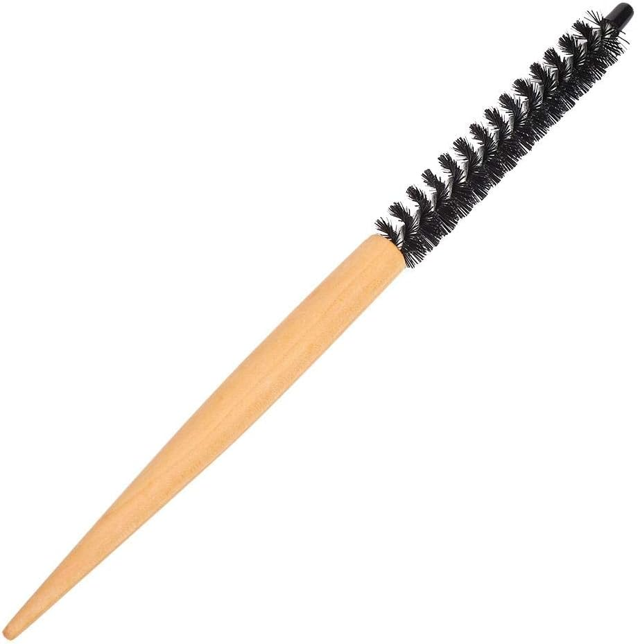 Hair Brush, Comb, Hairdressing Tool, Small round for Hair Styling for Cutting(16#Small Wooden Roller Comb) image number 2