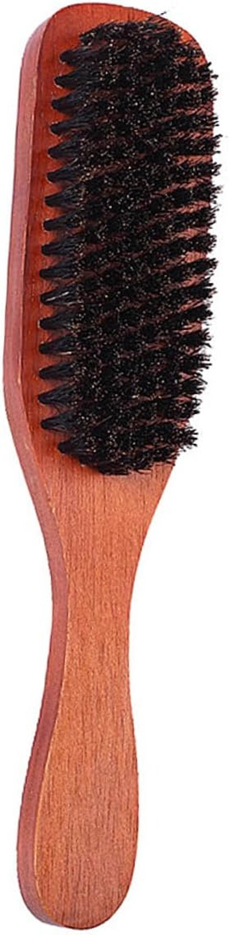 FOMIYES 2 Pcs Bristle Brush Slick Back Hairbrush Hair Brush Wooden Handle Hairbrush Durable Hairbrush Comb Wooden Detangling Brush Wooden Scalp Massager Hair Beauty Tool