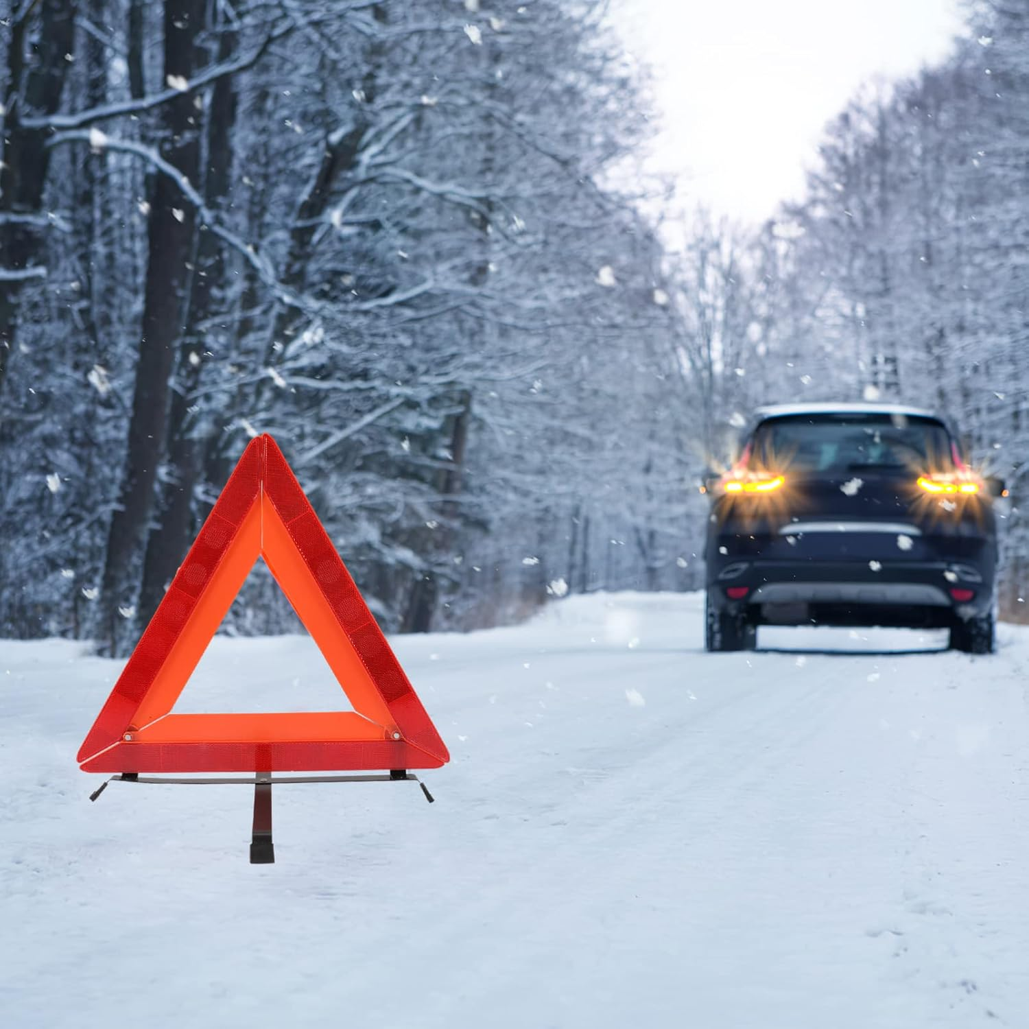 Road Safety Reflective Triangle Warning Triangle Roadside Safety for Vehicles image number 4