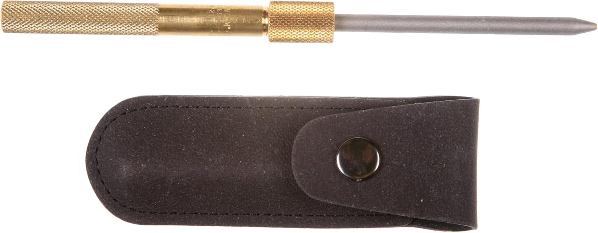 EZE-LAP M 1/4-Inch round Diamond Sharpener with Brass Handle and Sheath