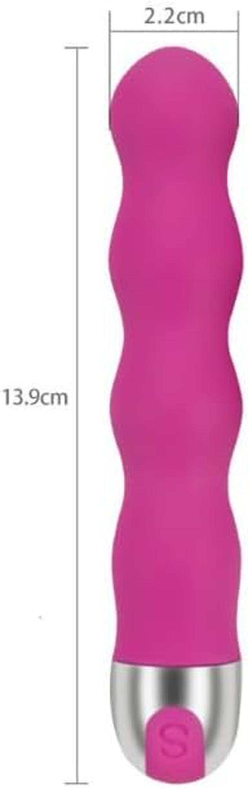 10 Modes Electric Powerful Bullet Mini Stick Quiet Waterproof Bullet Tool Silicone Massage Ball for Women Pleasure, Handheld Personal Bullet Tool Portable Soft Toys (B2) image number 3