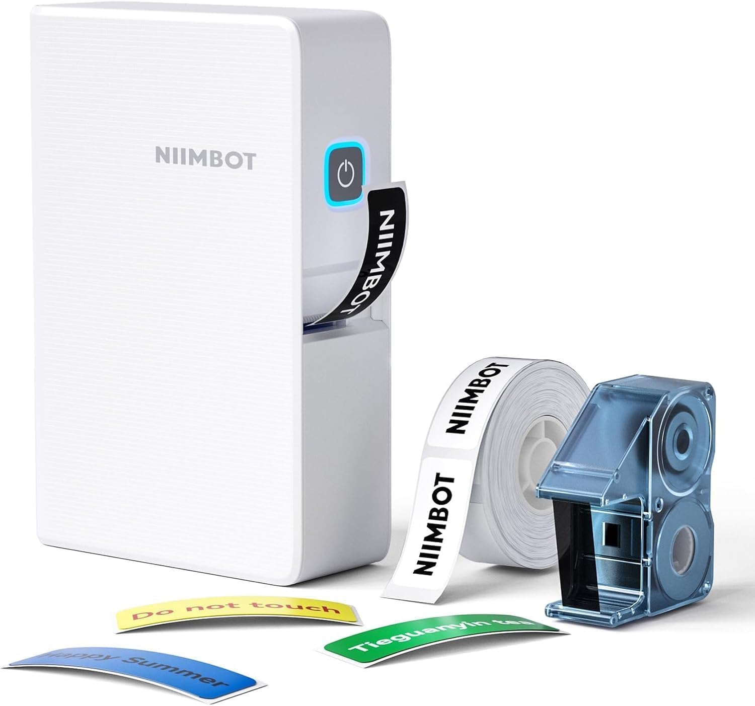 NIIMBOT N1 Label Machine with Tape, Portable Bluetooth Label Printer, Support Color Printing, Mini Rechargeable Sticker Labeler for Home Office, Small Business image number 2