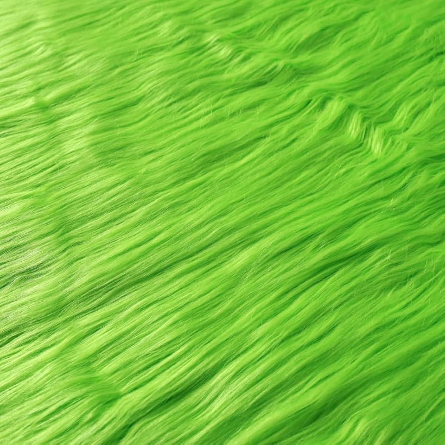 Qidkeo Faux Fur Fabric for Crafts, Gnomes, Animal Costumes, Cushions, Decorations;Orange 20X20In