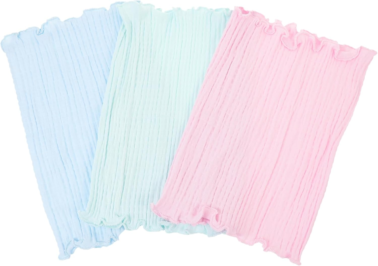 3Pcs Infant Bellyband and Toddler Belly Belt Set for Newborns, Elastic Cotton Belly Protector Thickened Warm Abdominal Wraps, Soft Breathable Bellybands for Baby Boys and Girls in Assorted Colors image number 3