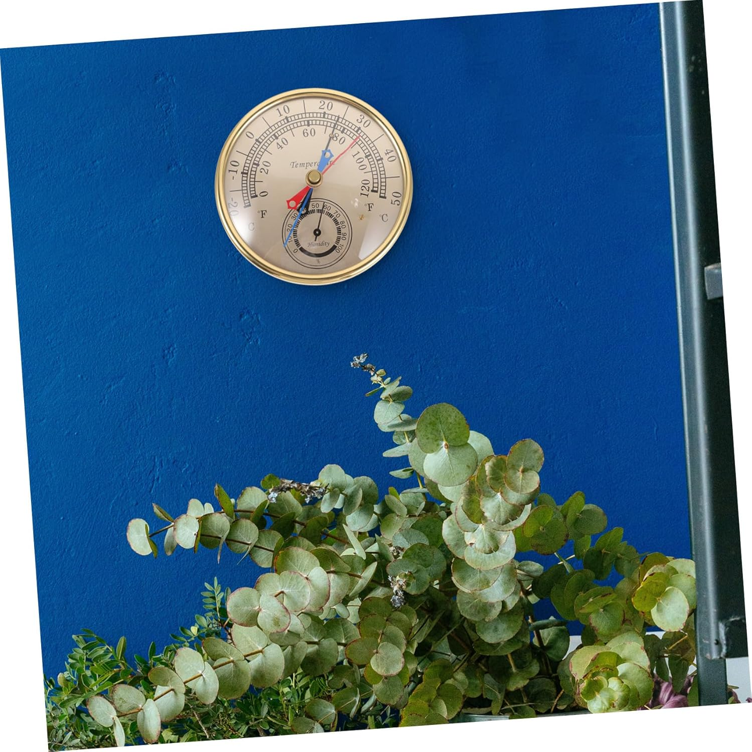 DECHOUS Thermometer and Humidity Gauge for Indoor and Outdoor Use, Wall-Mounted Room Thermometer for Greenhouses and Hotbeds, Max-Min Temperature and Humidity Monitoring Tool image number 5