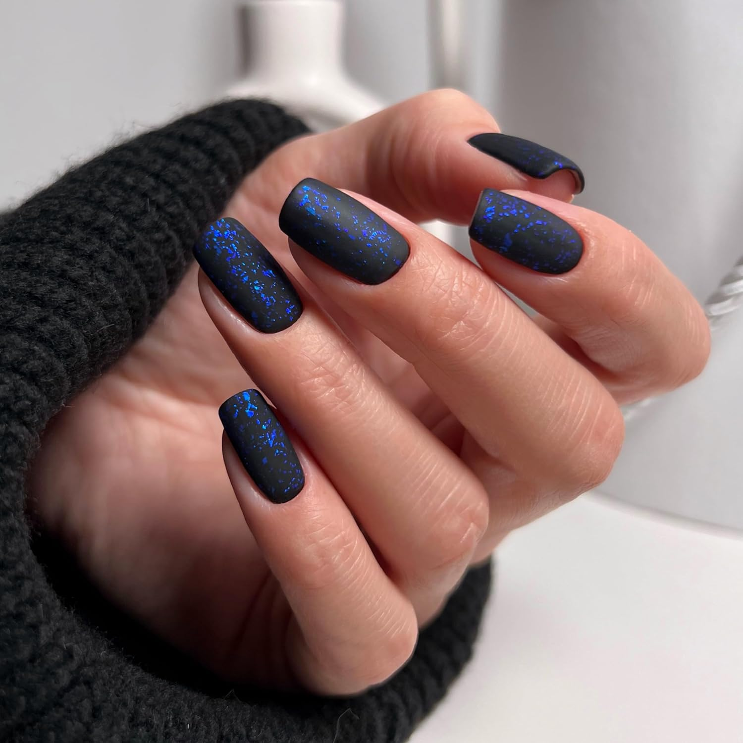 Semilac UV Nail Polish 300 Perfect Black 7 Ml Collection Super Cover