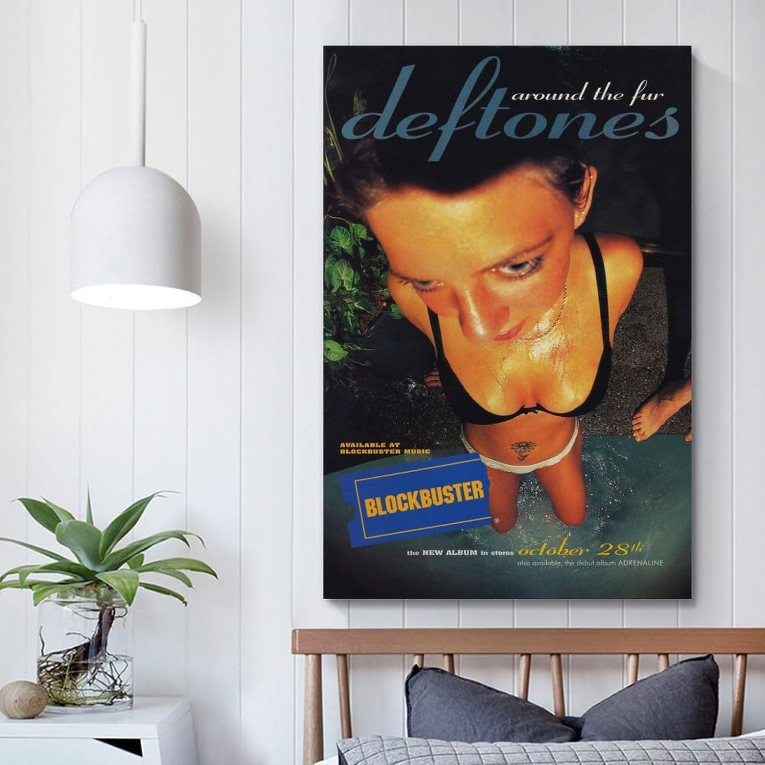 Art Deftones Music Canvas Poster Poster Canvas Painting Wall Art Picture Home Decor Print for Bedroom Living Room Dorm Study Bar Office 12X18Inch(30X45Cm) image number 1