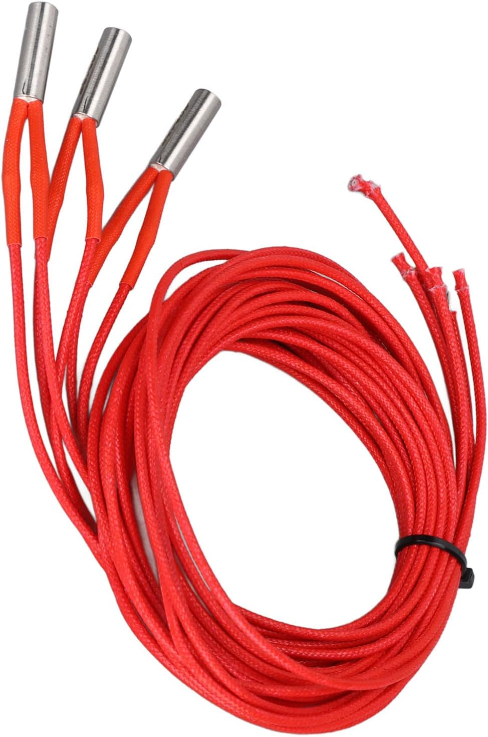 3Pcs Heating Rods, 6X20Mm 24V 40W Ceramic Cartridge Heater Tubes 3D Printer Accessories Suitable for 3D Printers, Such as for CR 10S Pro, for CR X, for Ender 3, for Ender 3X