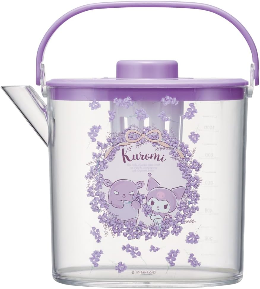 Skater CM10-A My Neighbor Totoro Studio Ghibli Cold Tea Pot with Tea Infuser, Cold Water Bottle, Heat Resistant, Hot Water OK