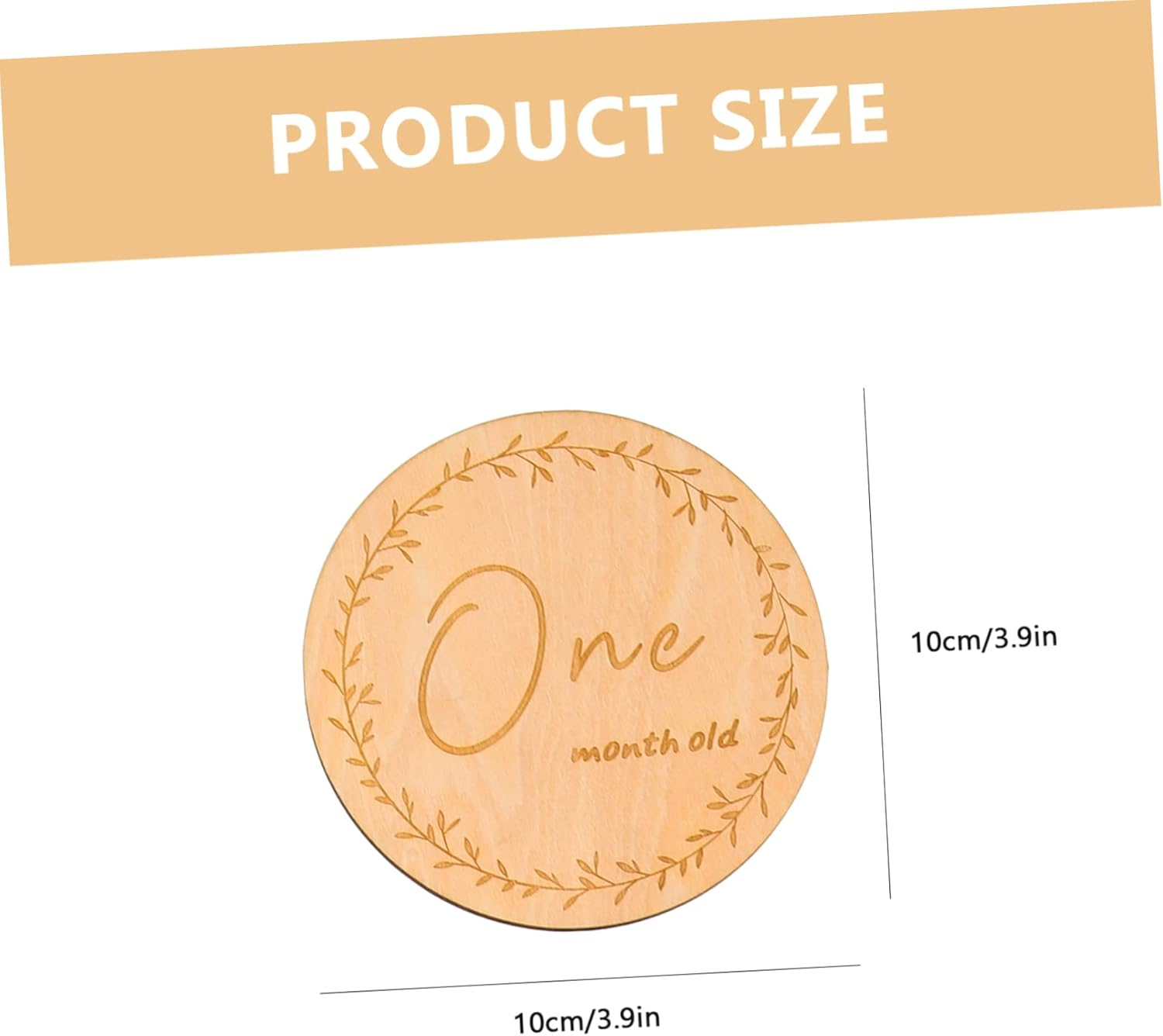 13Pcs Unique Milestone Wood Cards Growth Cards Creative Designs Boy Shower image number 1