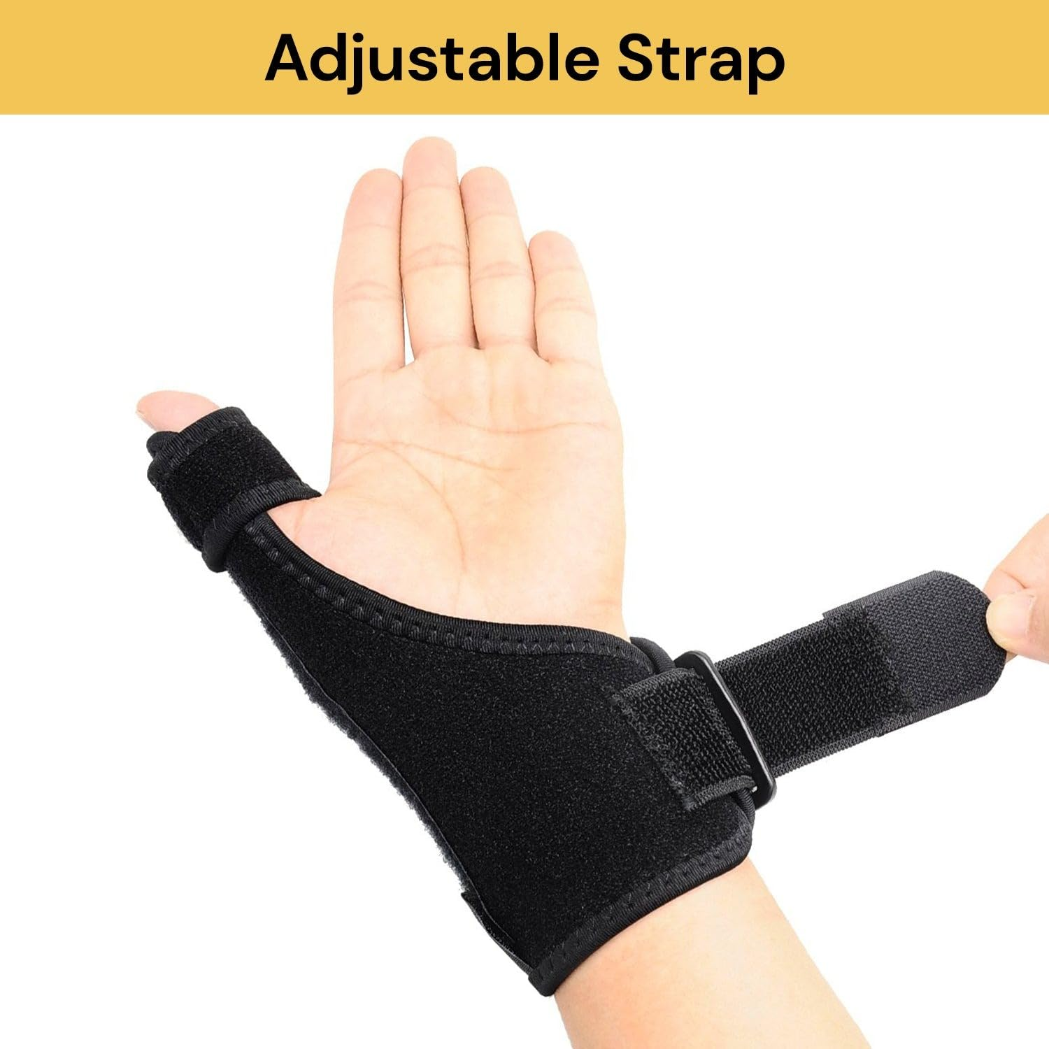 Thumb Splint Stabilizer, Wrist Support Brace for Arthritis & Sprained Pain Relief, De Quervain'S Tenosynovitis, Trigger Thumb Pain Relief for Men & Women (Right Hand) image number 3