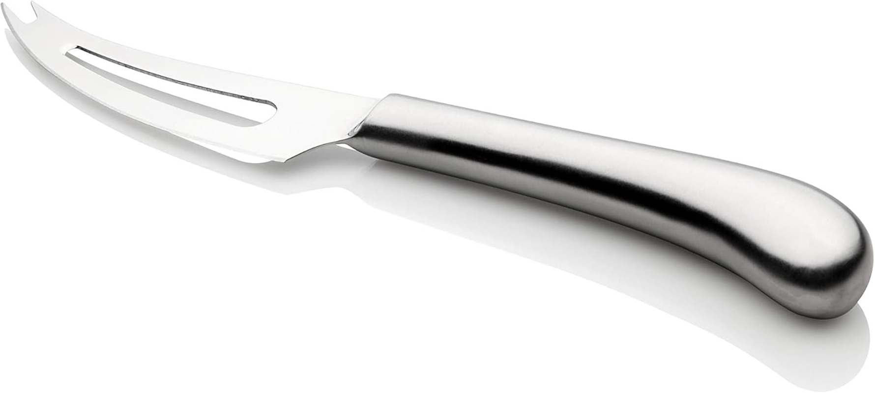 Stanley Rogers Pistol Grip Stainless Steel Long Soft Cheese Knife, Cheese Slicer with Ergonomic Handle, Cheese Cutter with Sharp Blade (Colour: Silver) image number 1